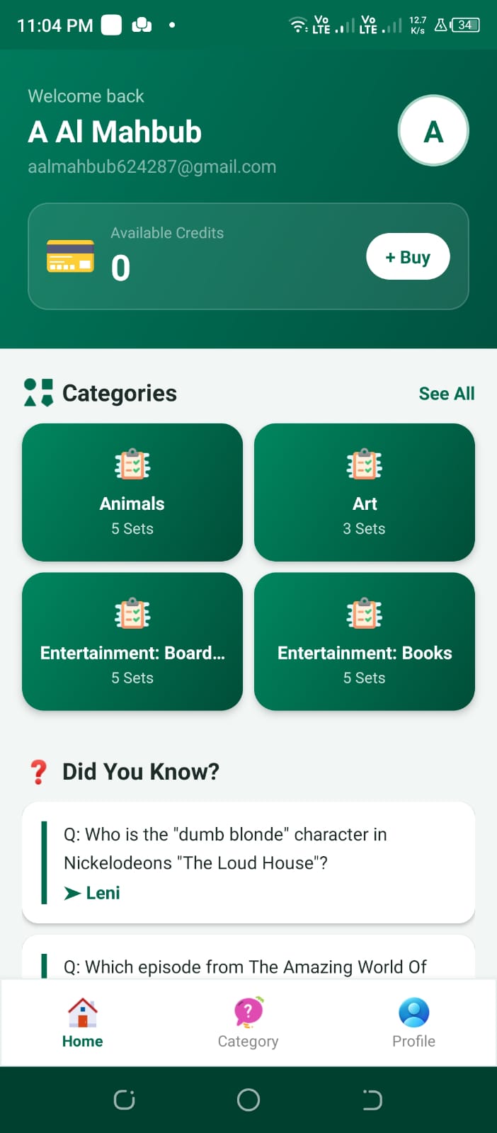 Cognera - Quiz App